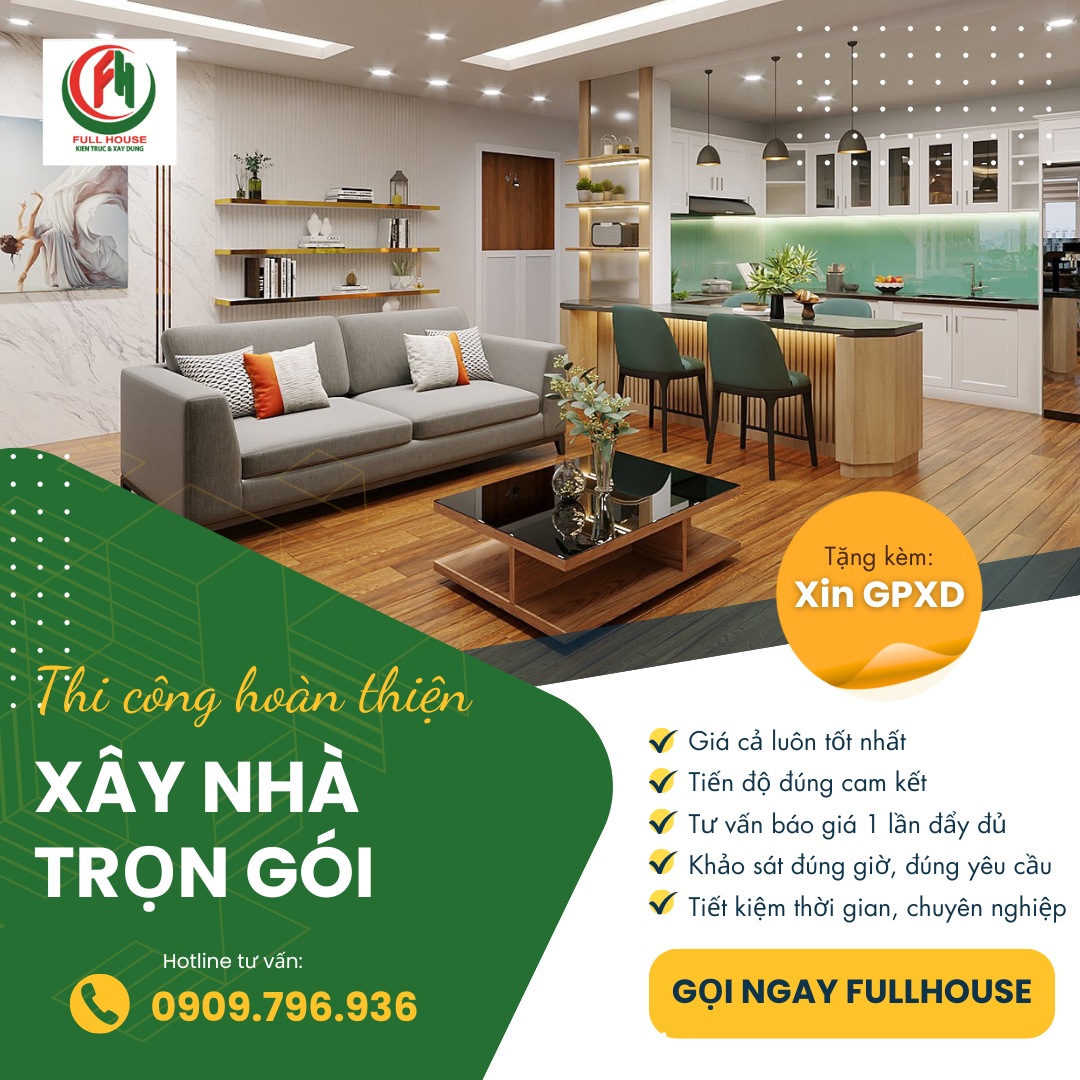 Đơn giá thi công hoàn thiện nhà phố