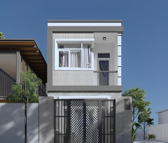 Mẫu nhà phố 1 trệt 1 lầu đẹp lựa chọn hoàn hảo