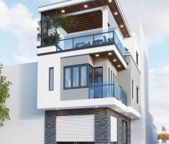 Kiến trúc nhà 2 mặt tiền khai thác trọn vẹn vị thế đắc địa