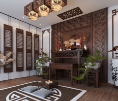 Đặt bàn thờ ở đâu trong phòng khách để thu hút tài lộc?