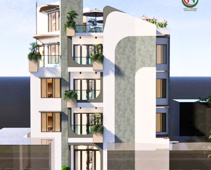 Công trình nhà phố riêng lẻ 2 tầng 1 sân thượng - Chu Văn An, Bình Thạnh