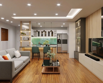 Thi công nội thất chung cư trọn gói TP.HCM Gò Vấp tiết kiệm đến 30%