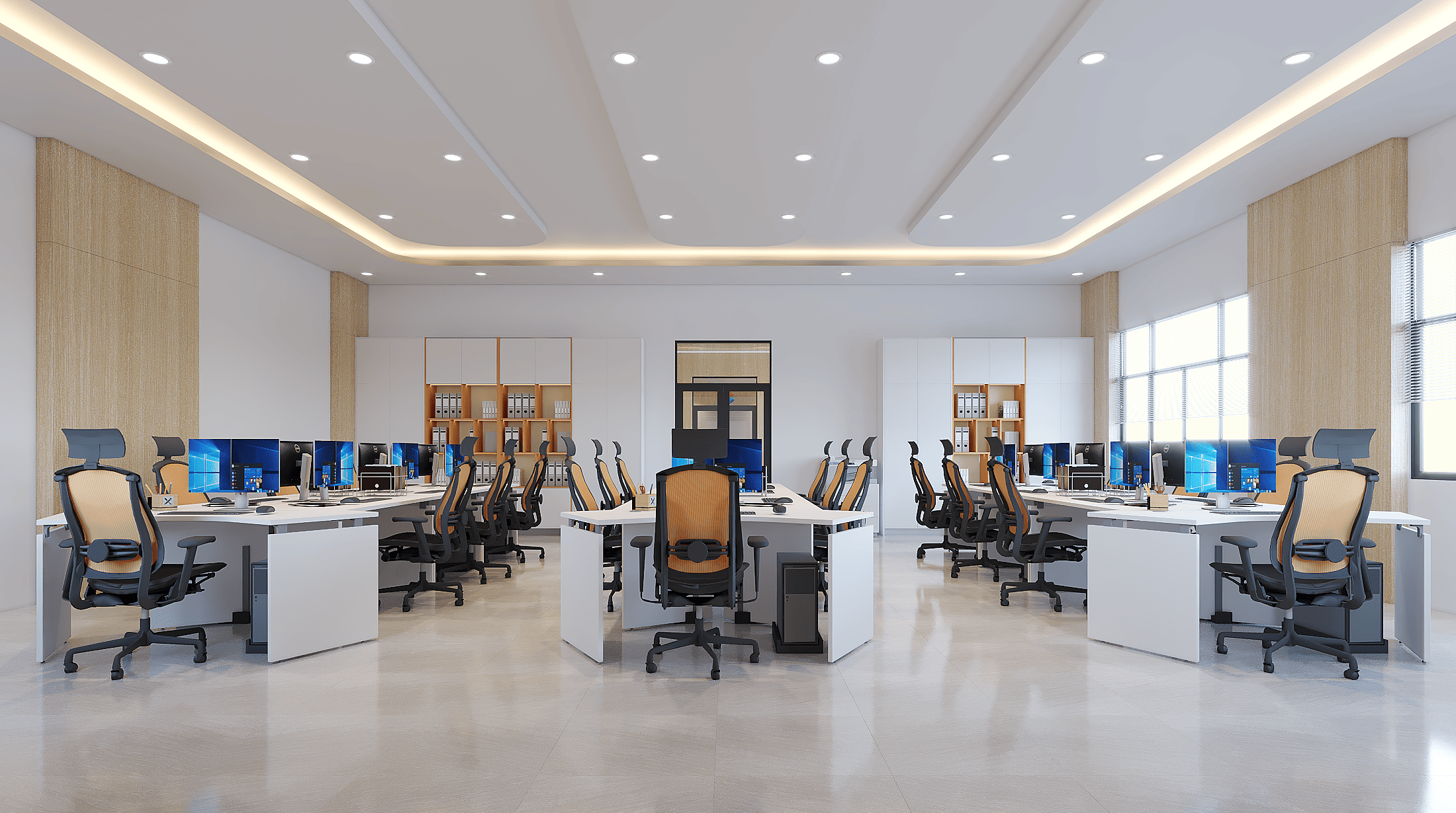 Thi công nội thất tòa nhà văn phòng trọn gói