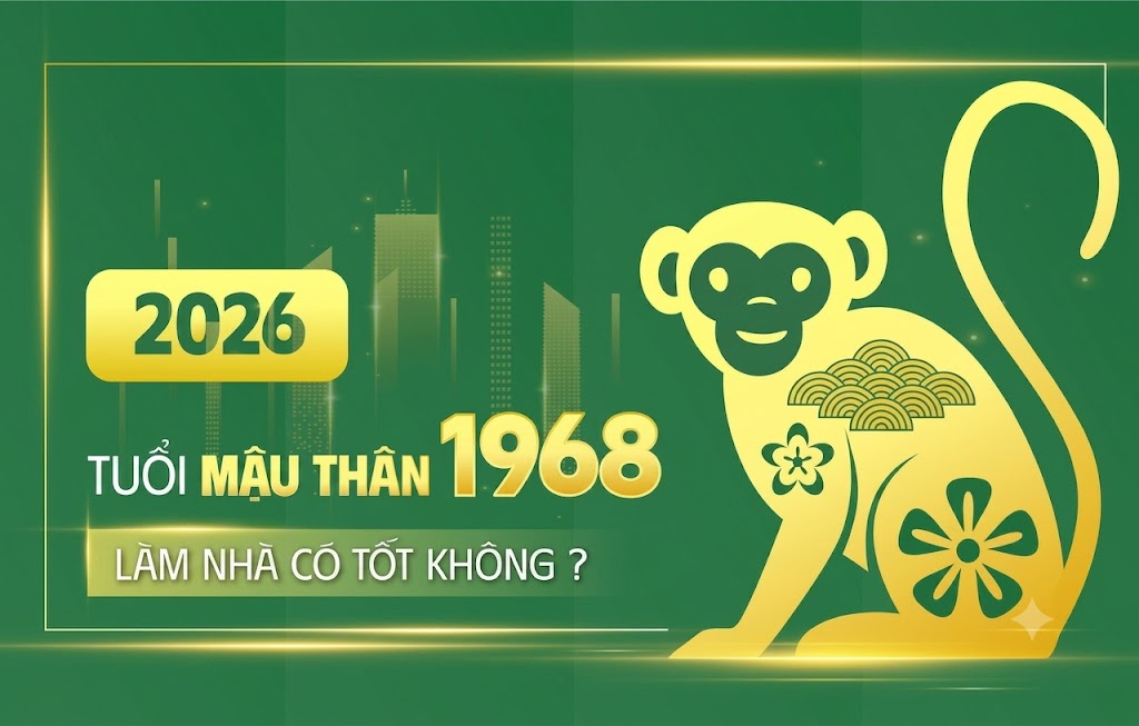 Tuổi Mậu Thân làm nhà được không