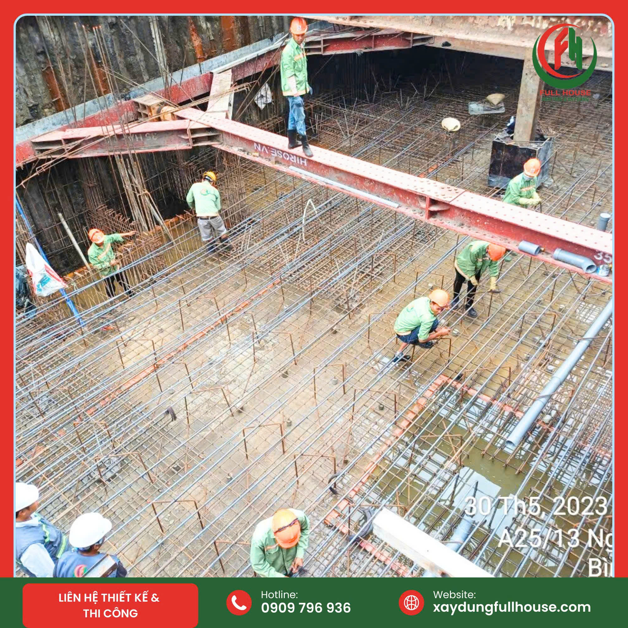 Thiết kế nhà 5 tầng có thang máy