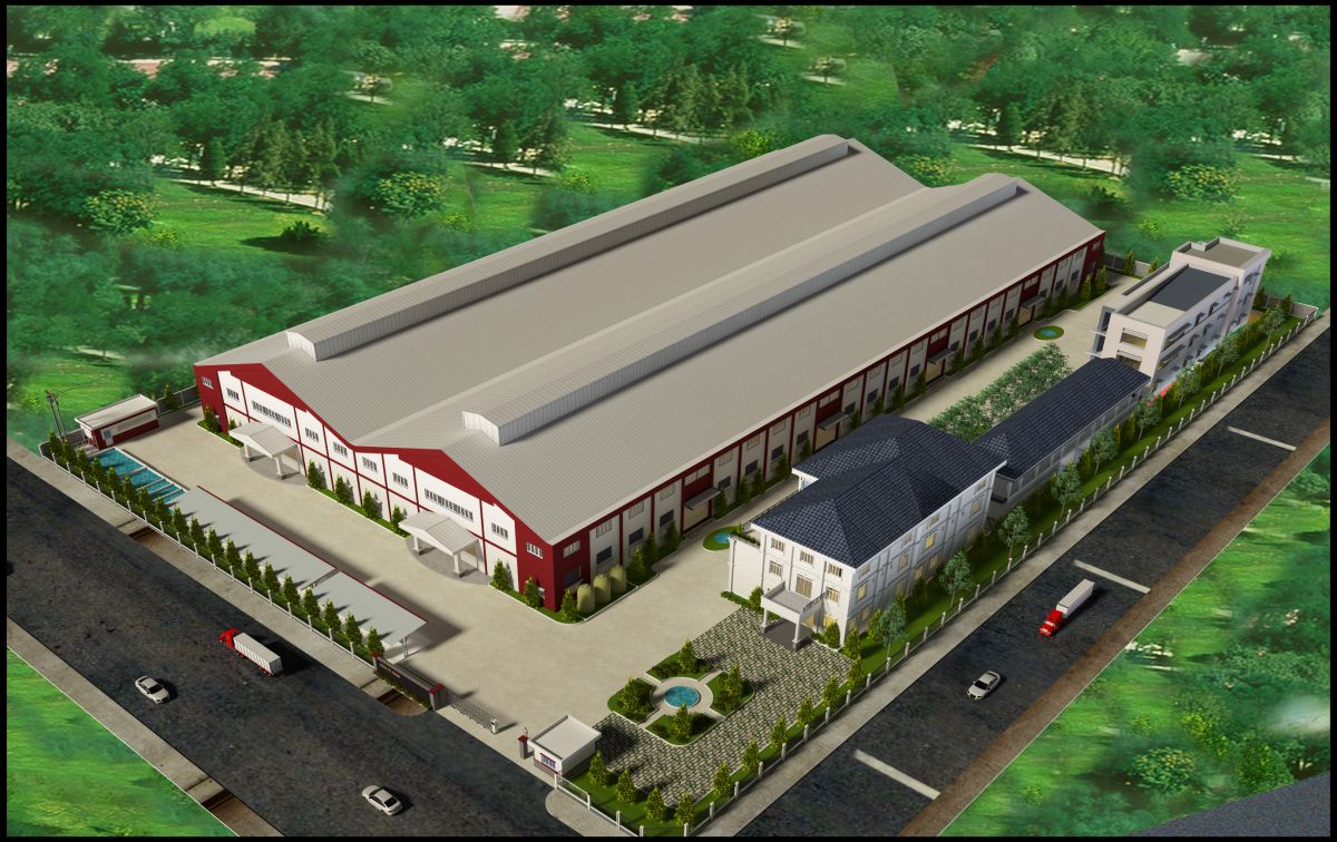 Thi công nhà máy thực phẩm