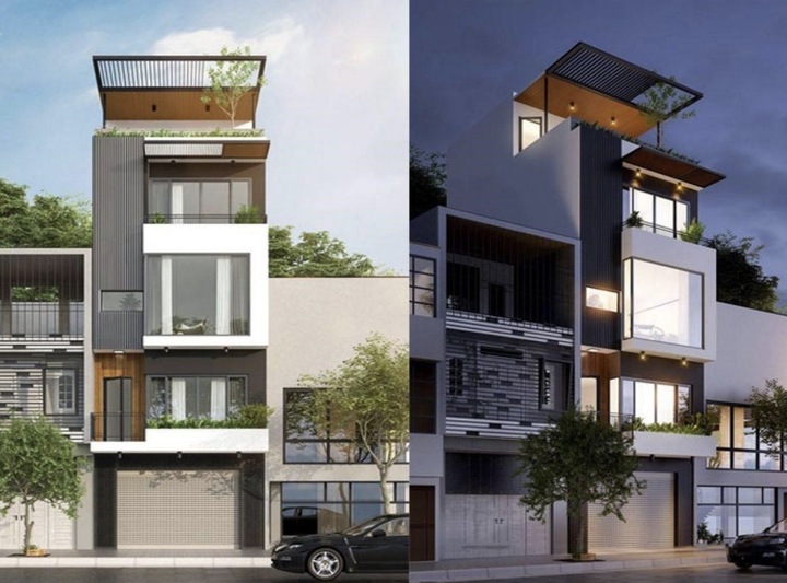 Thiết kế nhà ở kết hợp văn phòng