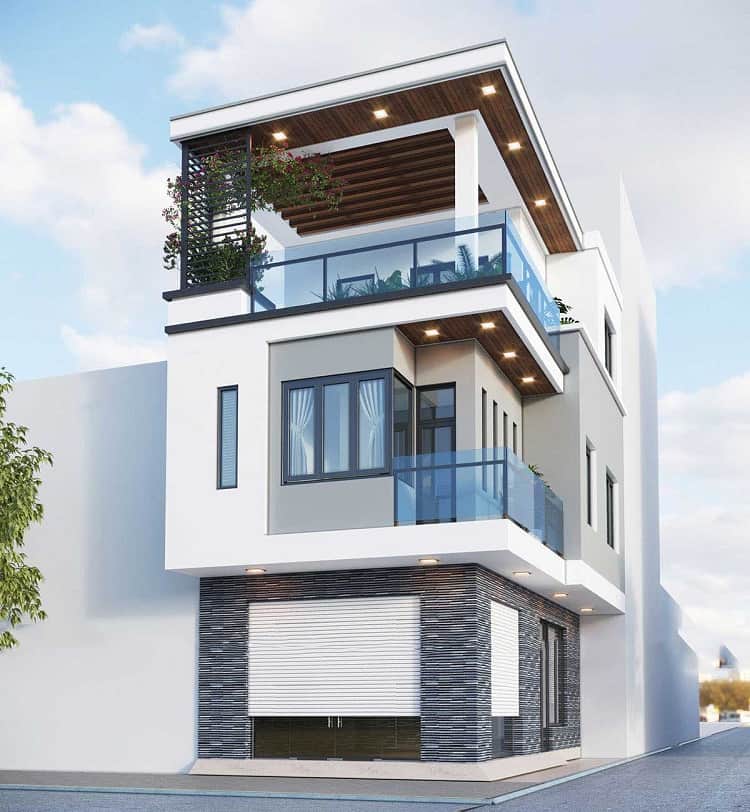 nhà 2 mặt tiền