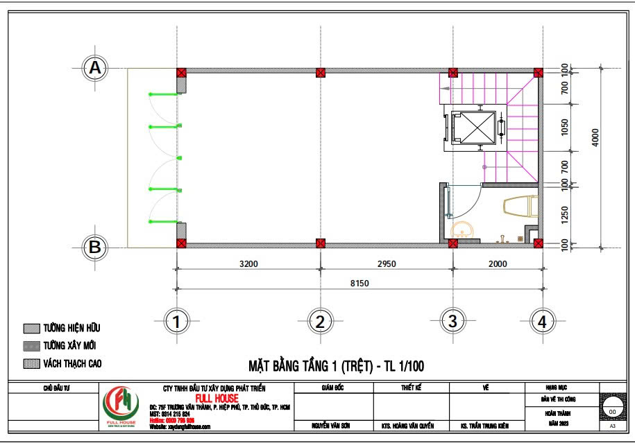 Thiết kế thi công nhà phố quận 5