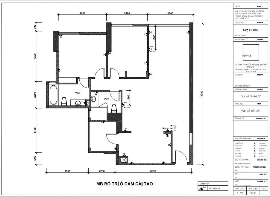 Thiết kế thi công nội thất căn hộ chung cư Gò Vấp