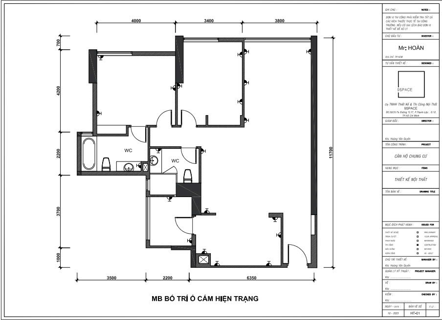 Thiết kế thi công nội thất căn hộ chung cư Gò Vấp