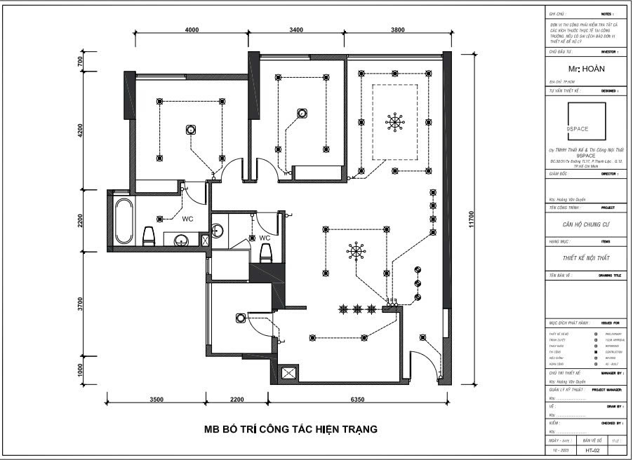 Thiết kế thi công nội thất căn hộ chung cư Gò Vấp