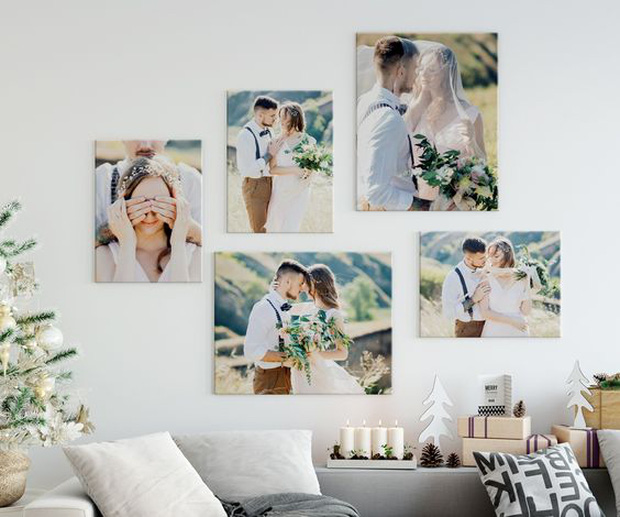 có nên treo ảnh gia đình ở phòng khách