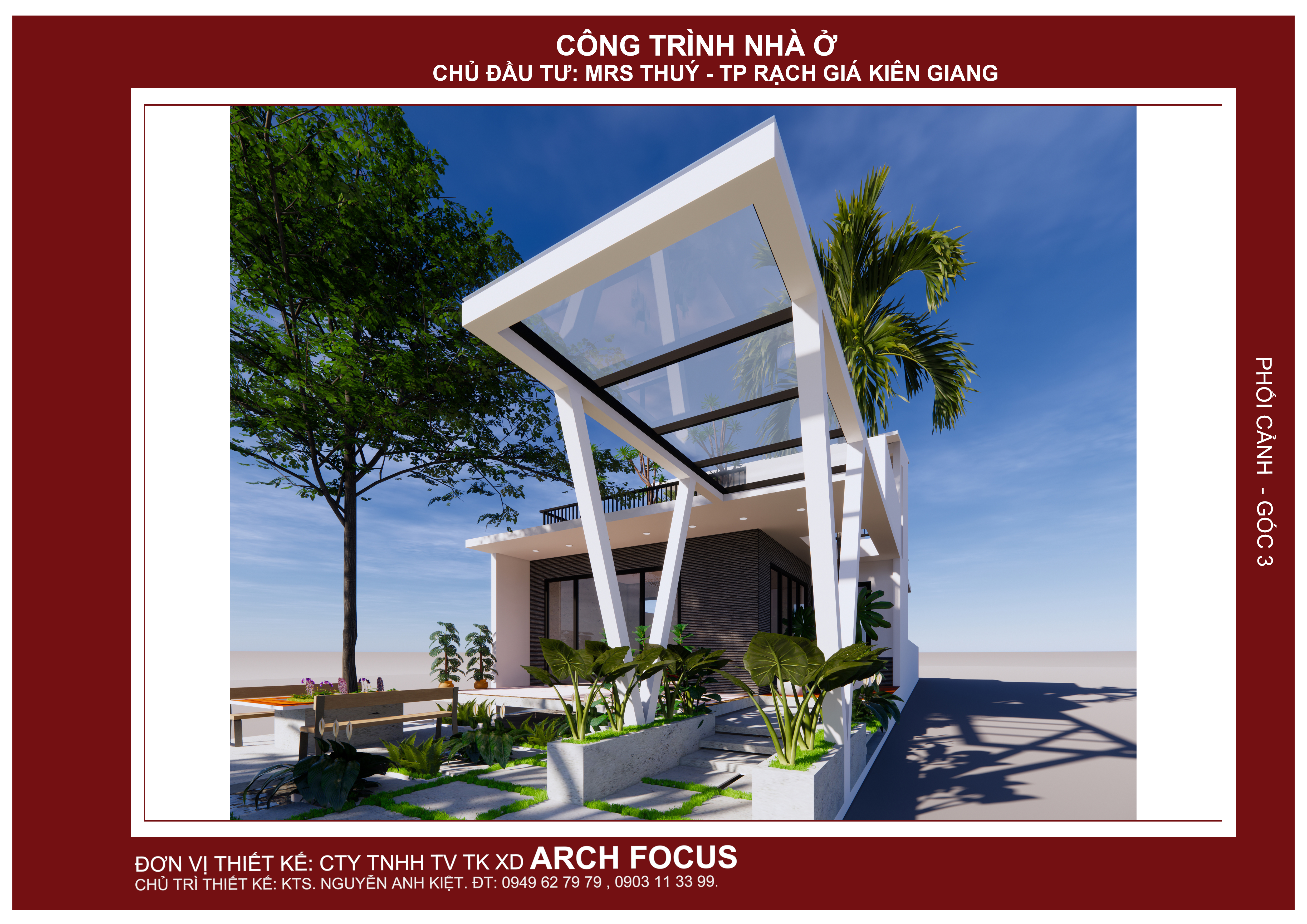 CÔNG TRÌNH NHÀ Ở 1 TRỆT 1 LẦU & SÂN THƯỢNG
