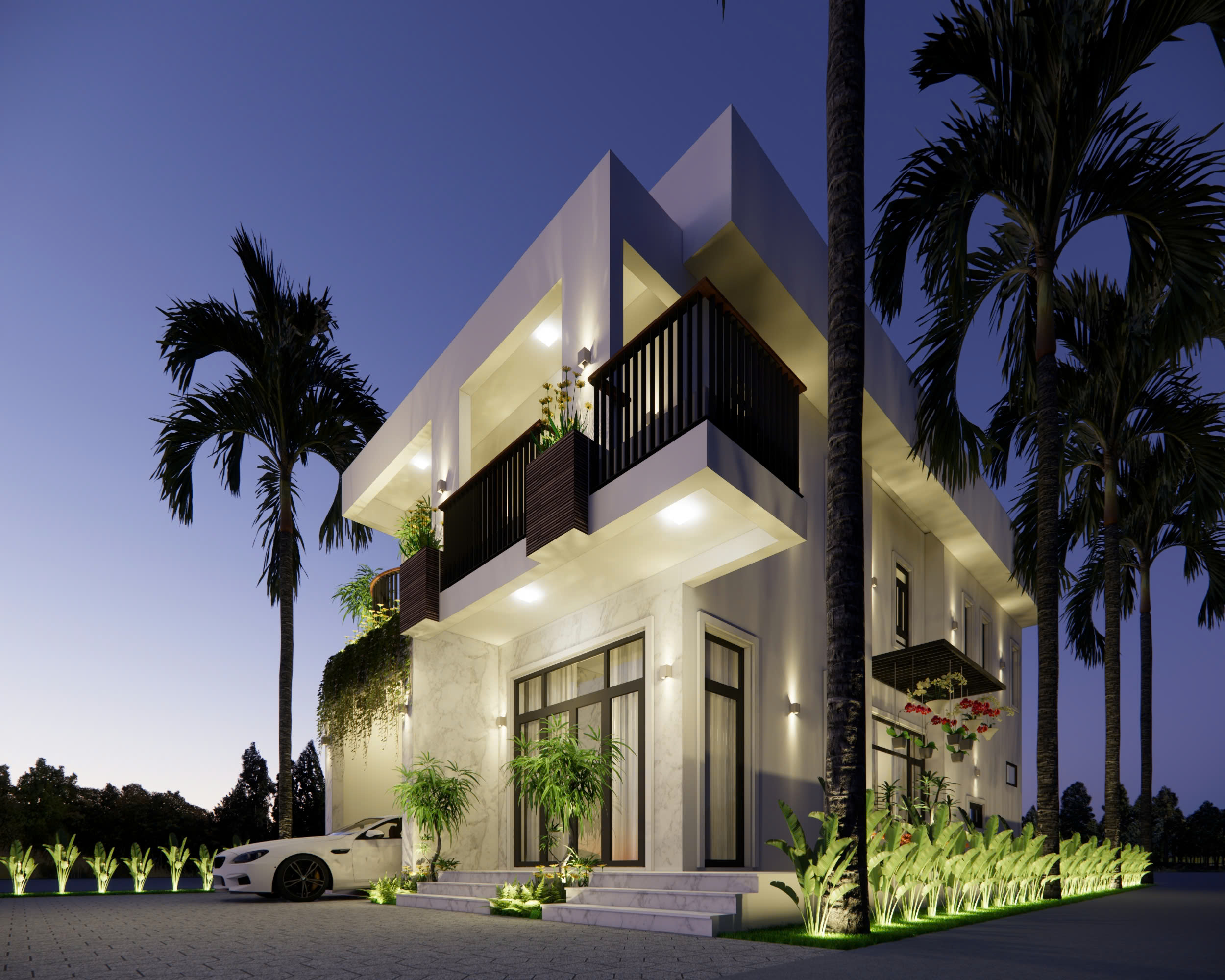 THI CÔNG NHÀ VƯỜN 1 LẦU 3 PHÒNG NGỦ CAO CẤP TẠI TIỀN GIANG