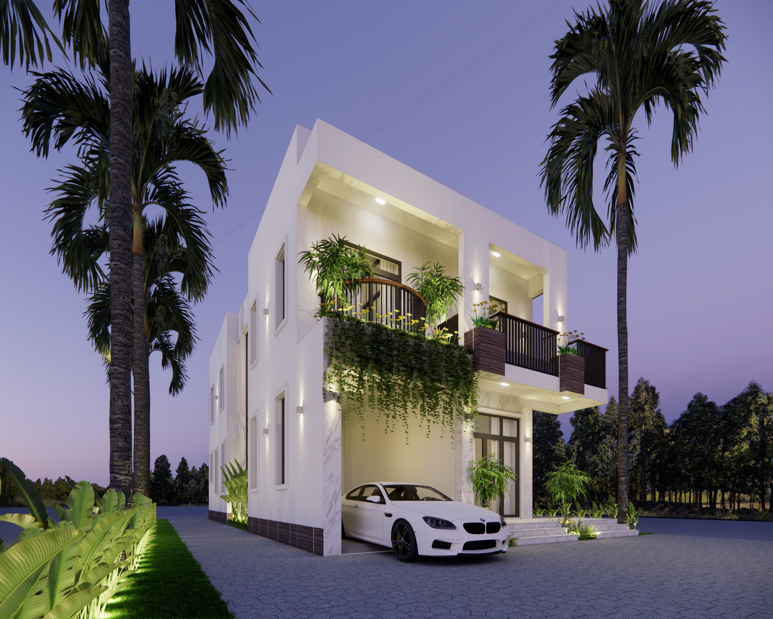 THI CÔNG NHÀ VƯỜN 1 LẦU 3 PHÒNG NGỦ CAO CẤP TẠI TIỀN GIANG