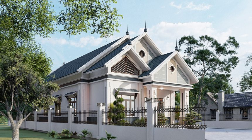 Full House - Giải pháp hoàn hảo cho thiết kế biệt thự vườn mái Thái 